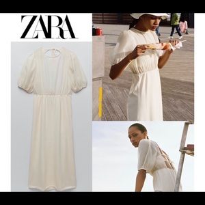 Combination knit dress from Zara